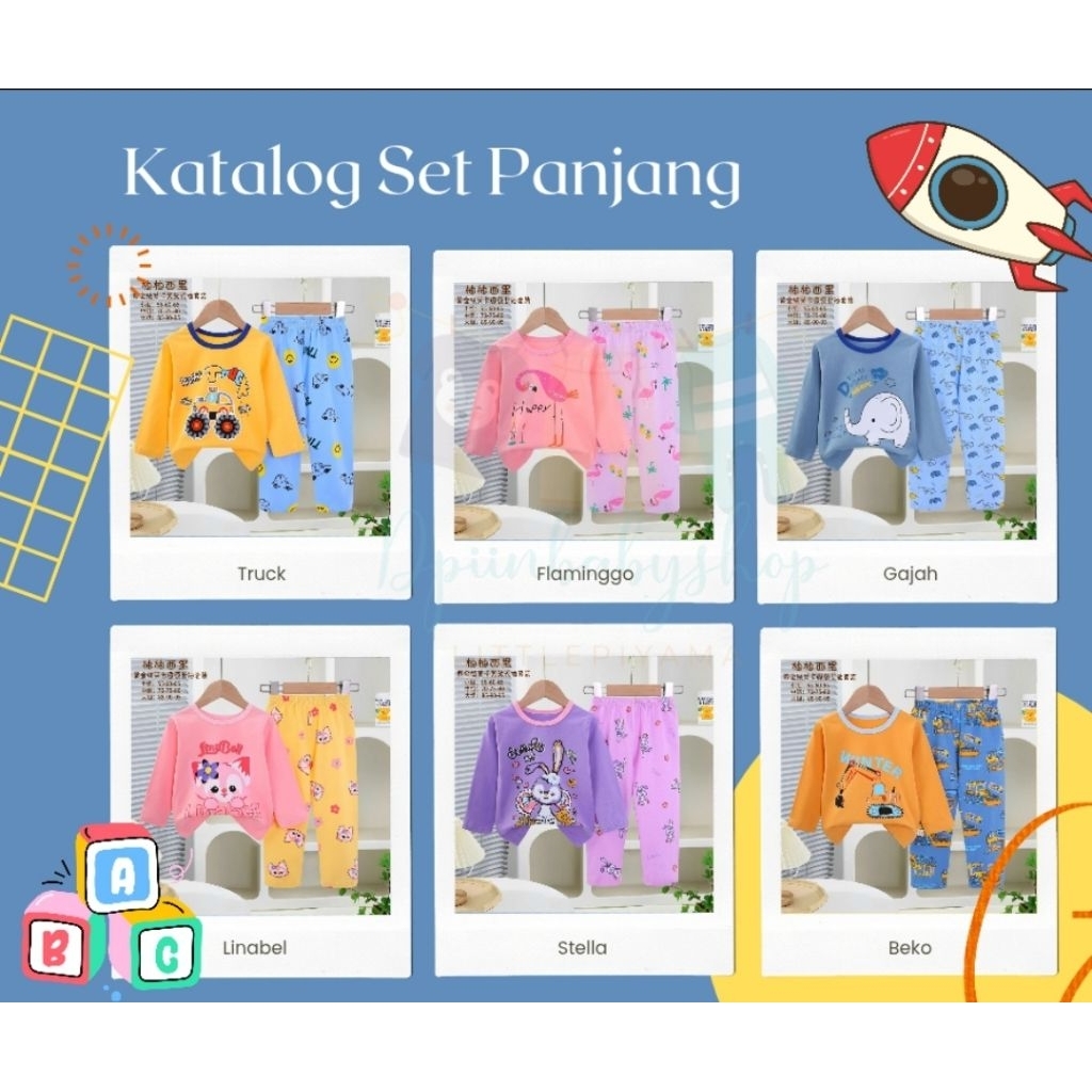 4. SETELAN PP ORGANIK ANAK USIA 4 5 6 TAHUN | SETELAN PIYAMA ORGANIK ANAK COWOK CEWEK