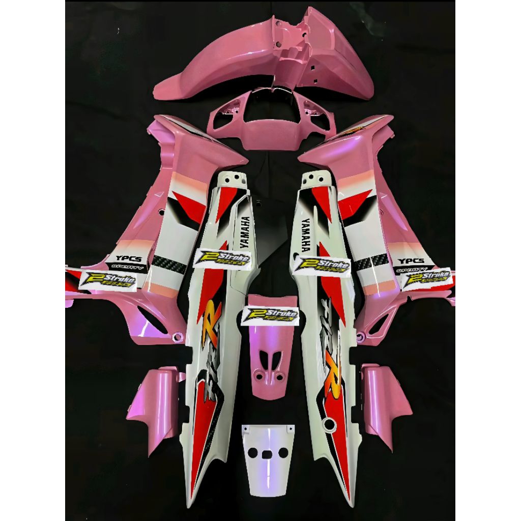 Fullset Body Halus Fizr Ardhat 2001 Custom Putih Pink Lembayung Ungu Body Set Halus Yamaha F1zr Ardh