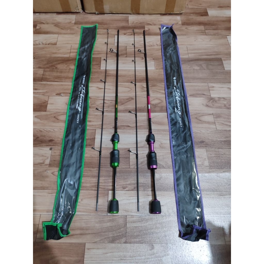 Joran Ul Swan Seluang (Carbon Solid) (Super Lentur)