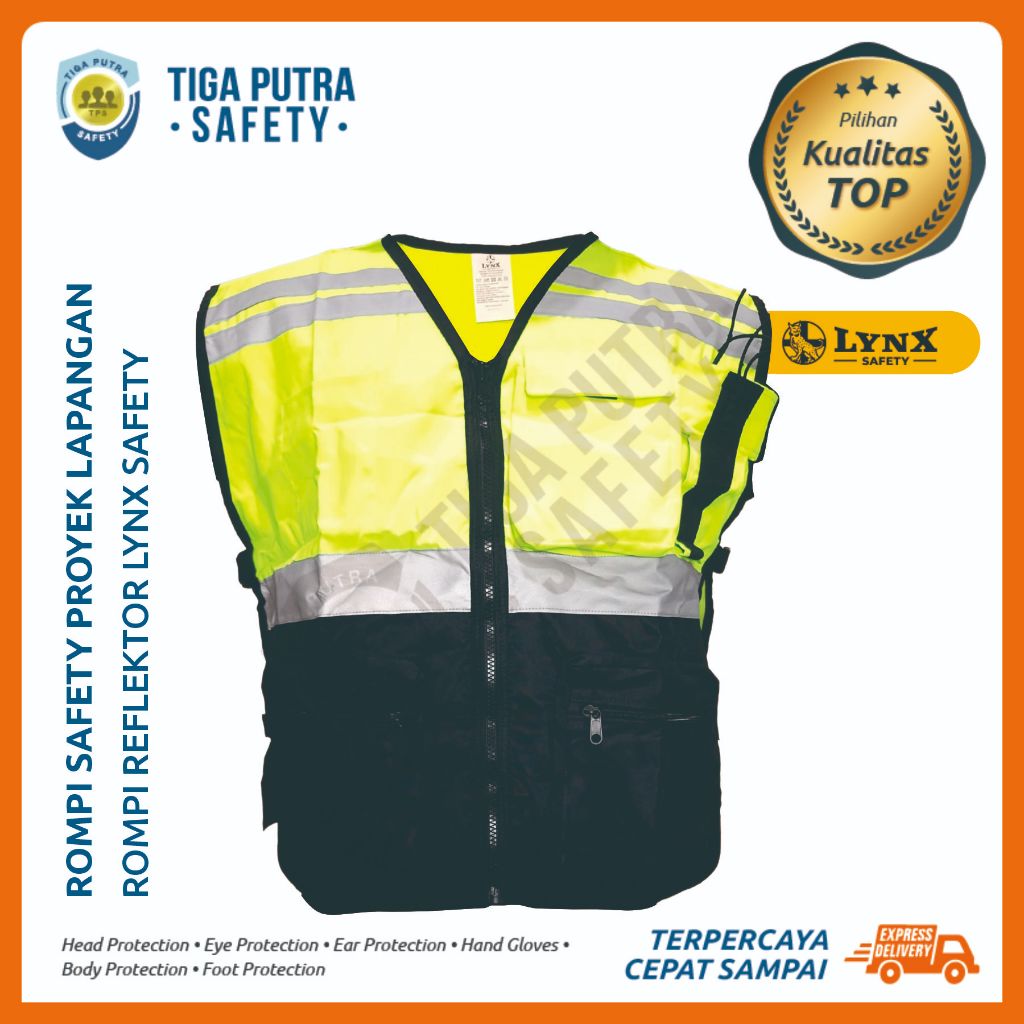 Rompi Safety 5 Kantong Scotlight Lynx Safety