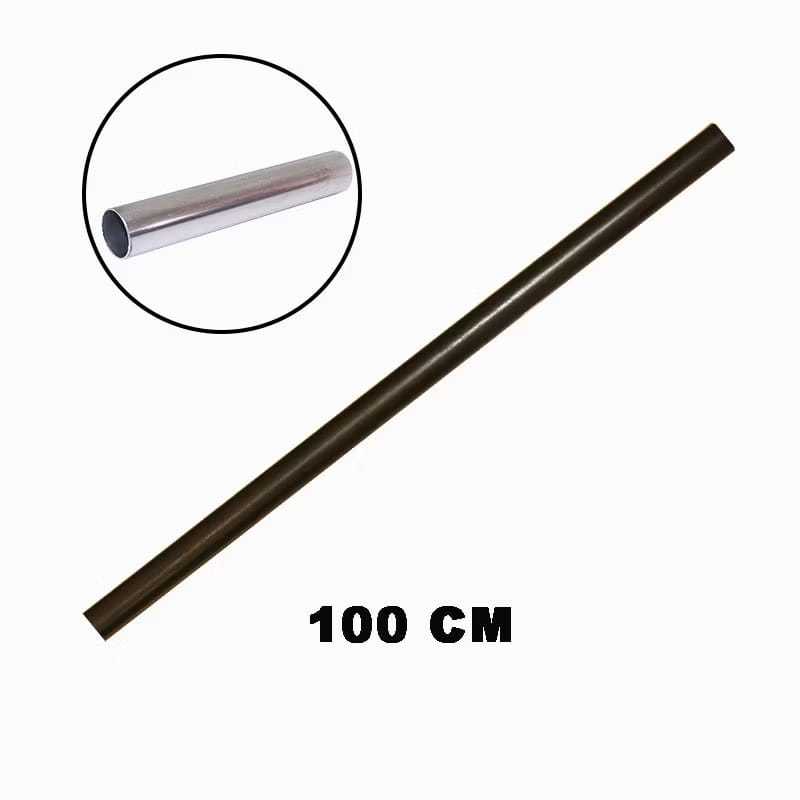 pipa besi 3/4 inch X 1.2MM PIPA BESI HITAM BULAT POLOS 3/4"x1.2mm PANJANG 40-200CM COCOK UNTUK DIY M