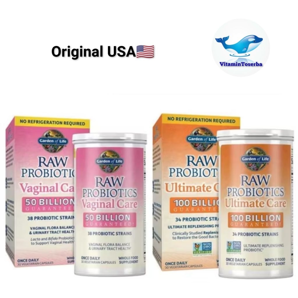 Garden of Life Probiotics Once Daily Women's Men's Mood+ Urinary Tract+ Prostate+ Prenatal Organic K