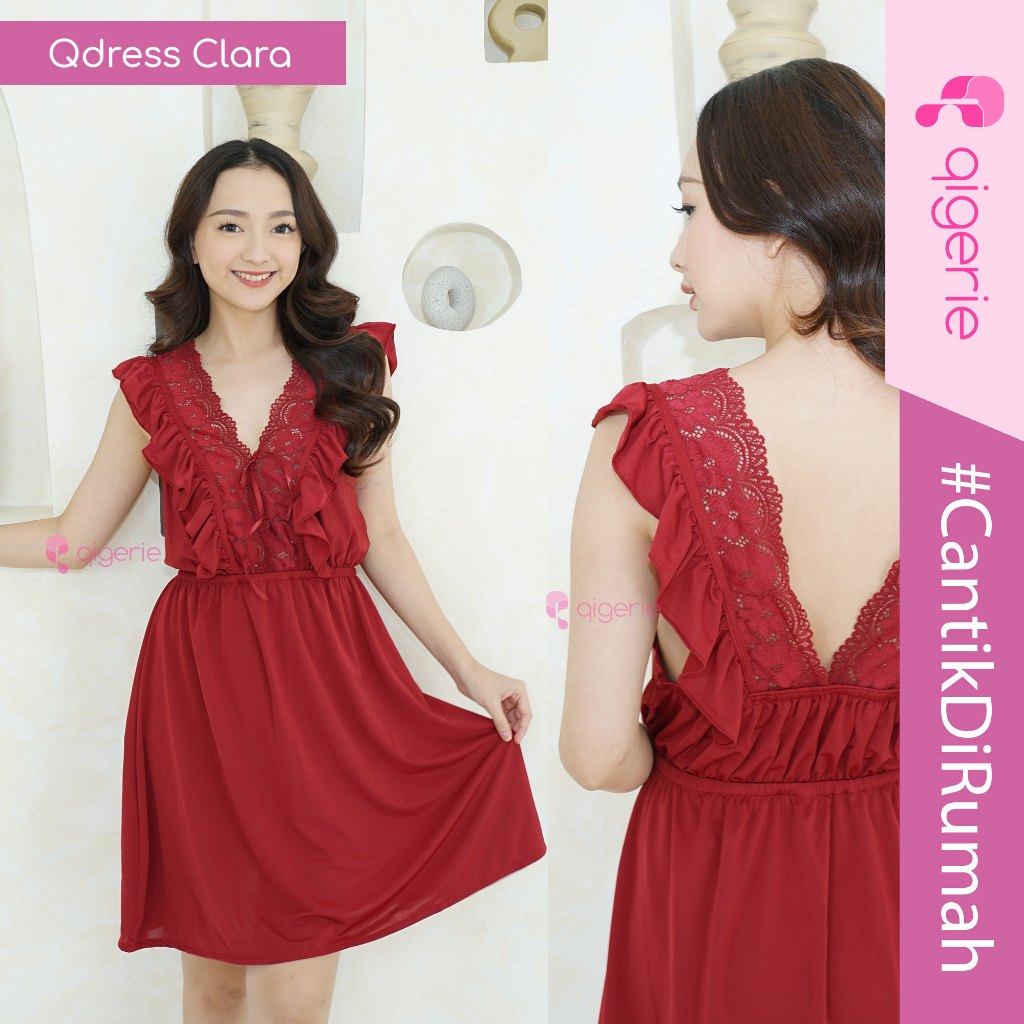 CLARA QIGERIE | Daster Kekinian | Baju Dinas Malam | Baju Tidur Sexy