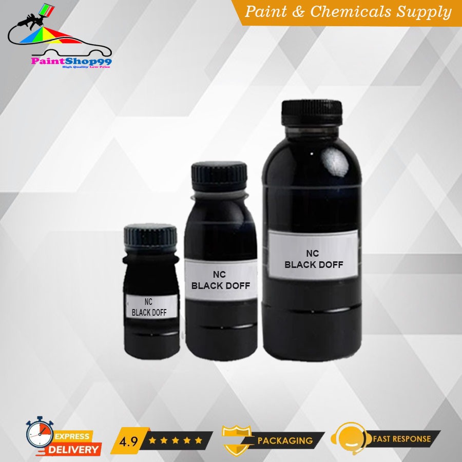 Cat Duco Hitam Doff Mobil Motor 100ml 250ml