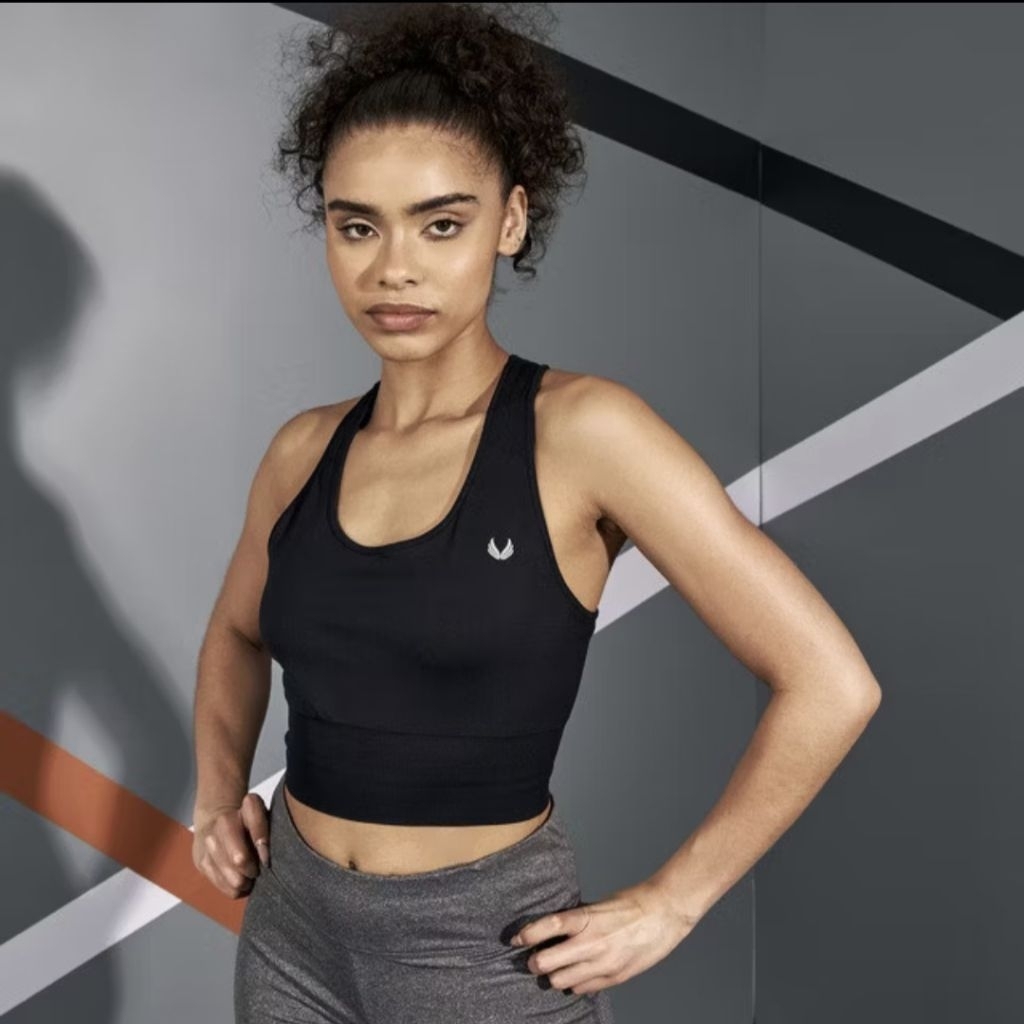 Sale Max Fashion Seamless Sport Bra Hitam Size M