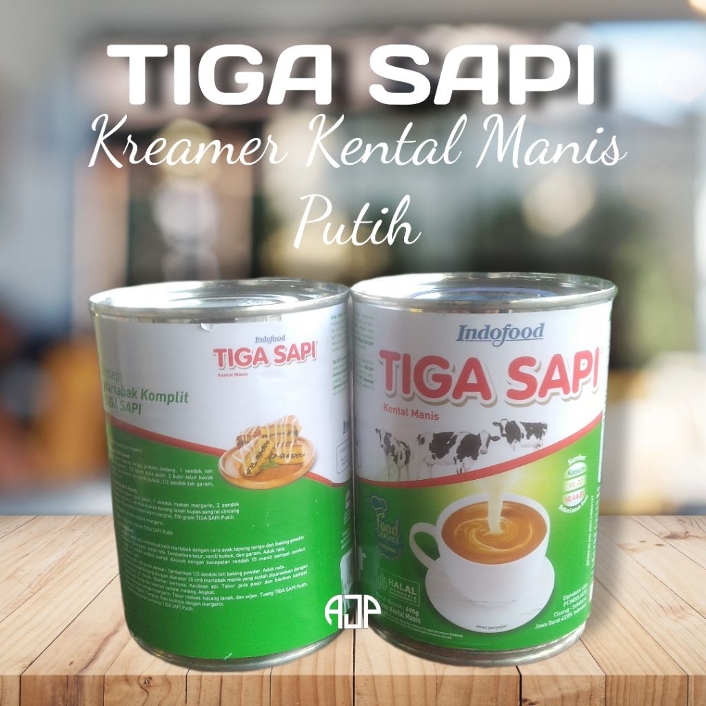 

Susu Kental Manis Putih TIGA SAPI 490 gr