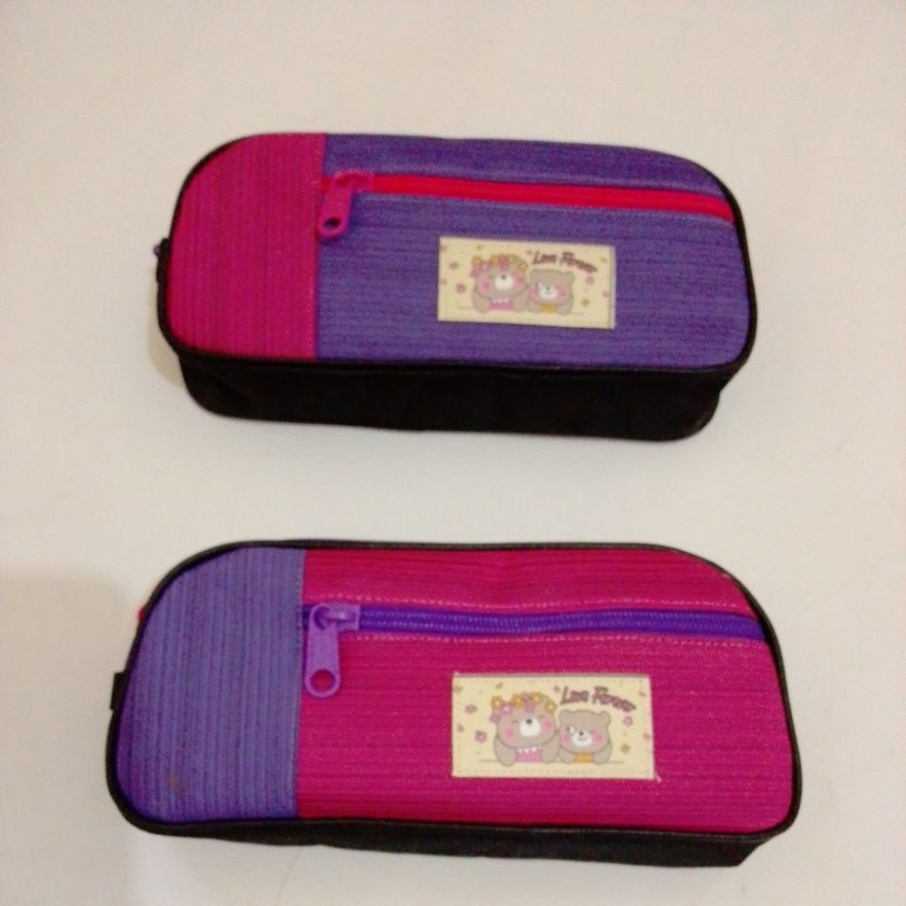 

Tempat Pensil/Pensil Case Zipper/dompet pensil resleting
