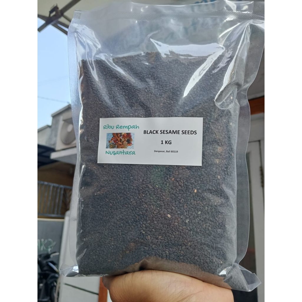 

100gr - 1kg Biji Wijen Hitam / 100gr -1kg Black Sesame Seed
