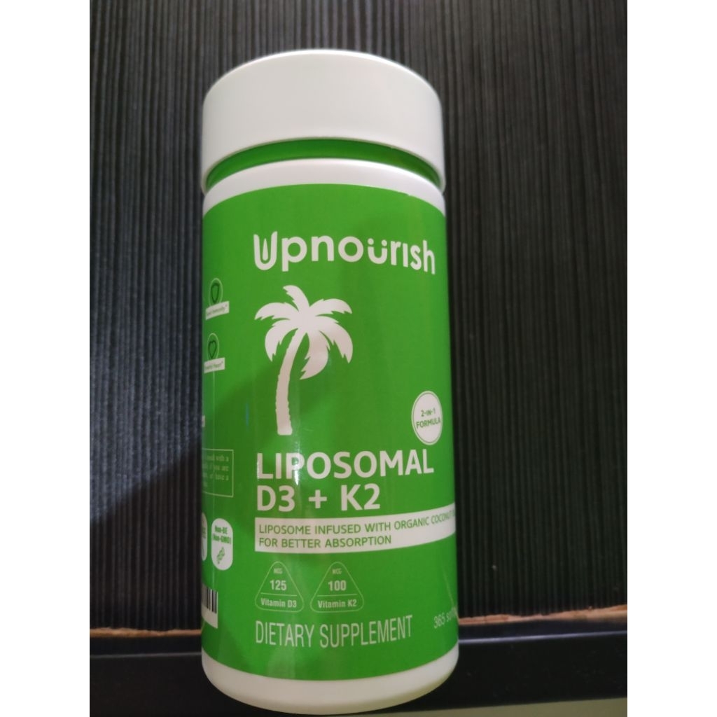 Upnourish liposomal Vitamin D3K2 5000 IU