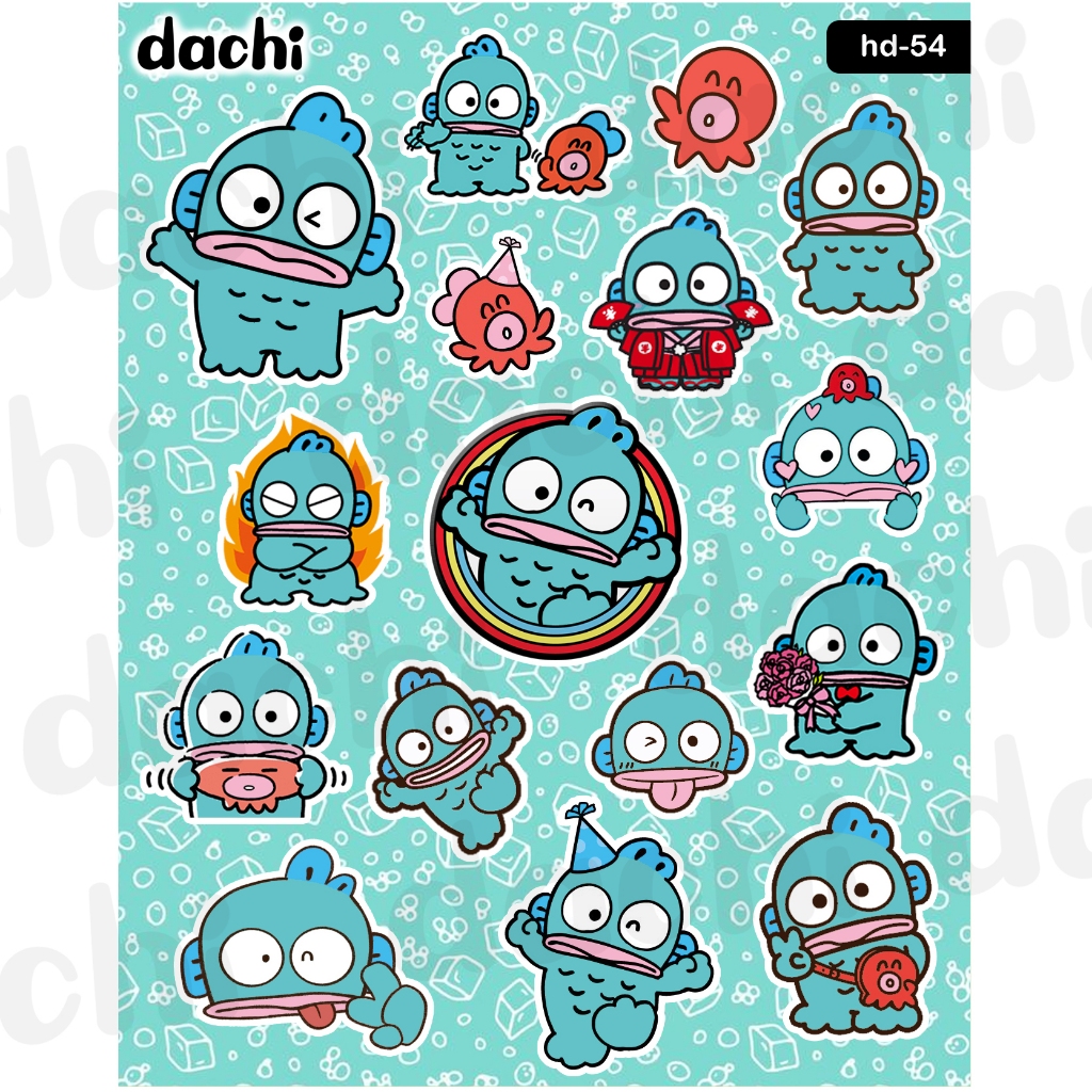 

Dachi Sticker Hangyodon HD-54 Peel Off