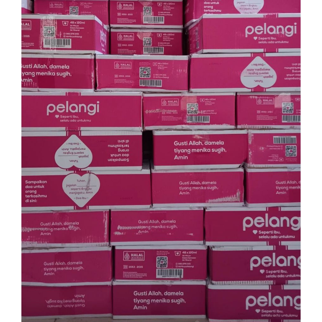 

air minum mineral pelangi