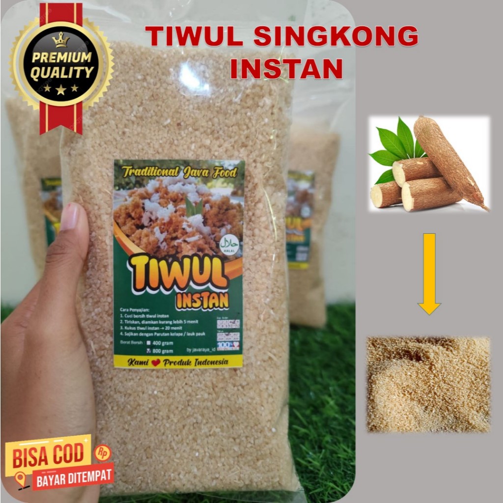 

Beras Singkong Oyek Instan Kemasan 1 kg