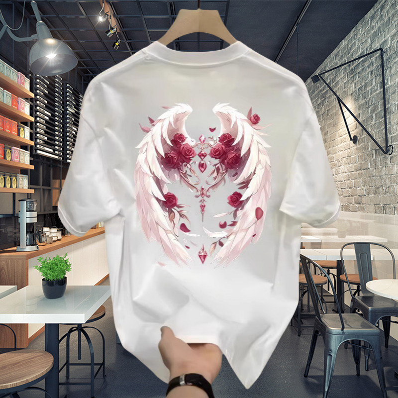 Outlets Chrome Kaos Anak Hearts Pink Wings/ T Shirt Baju Anak Distro Sablon