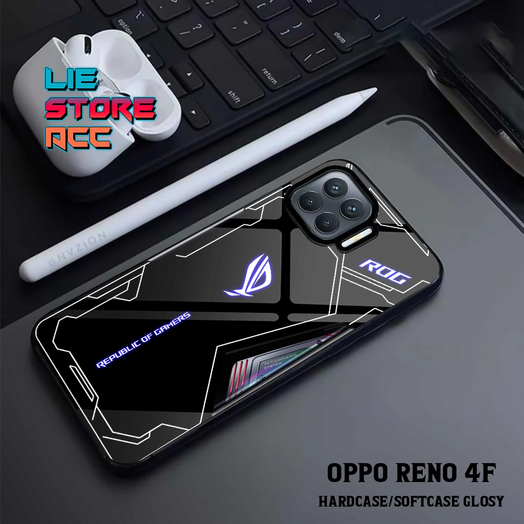 liestore_acc Case OPPO RENO 4 / RENO 4F / RENO 4 PRO Motif [ ROQ ] Hp Glossy Casing Hardcase Softcas