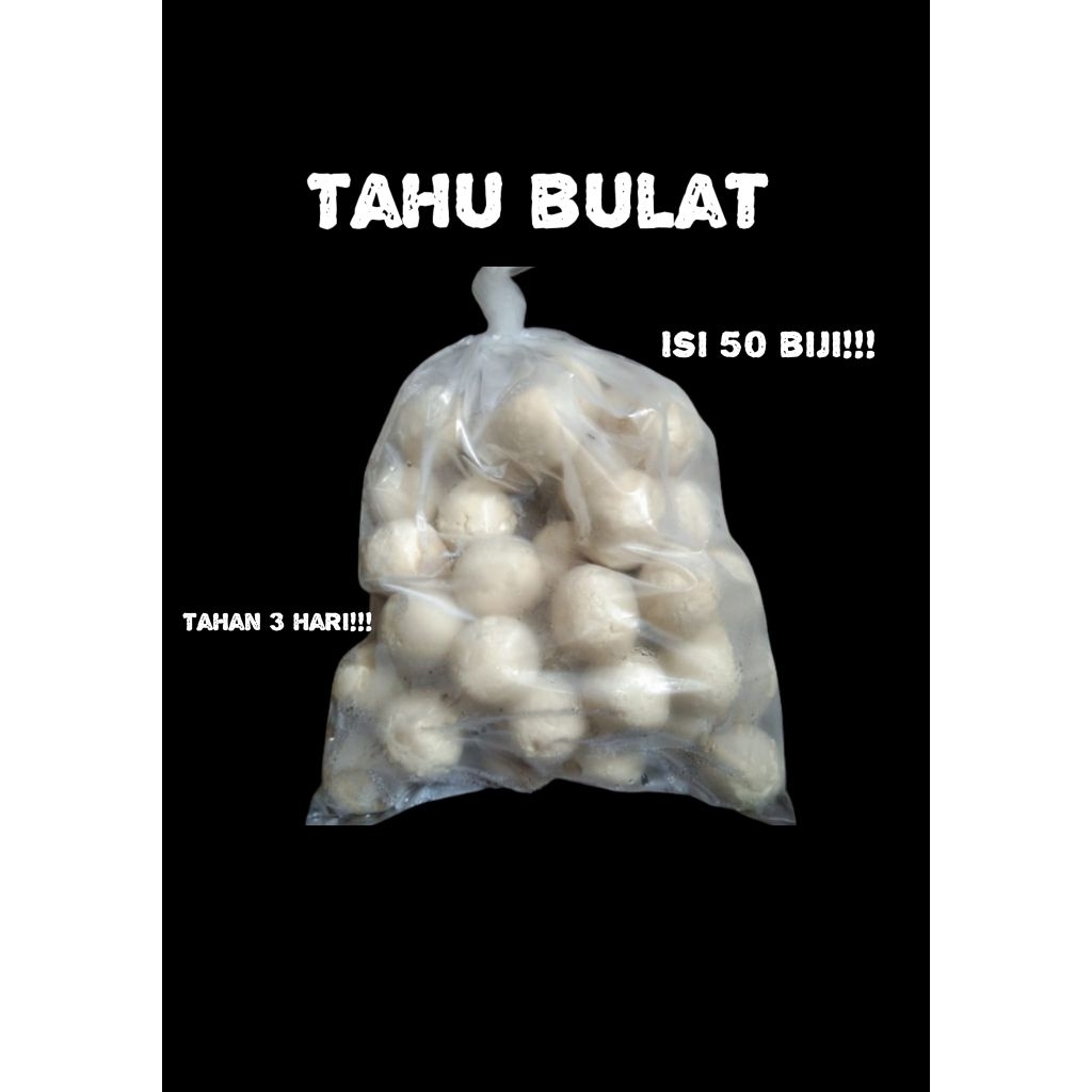 

tahu bulat isi 50 biji by pasar Tasik online (daya tahan 3 hari !!! )