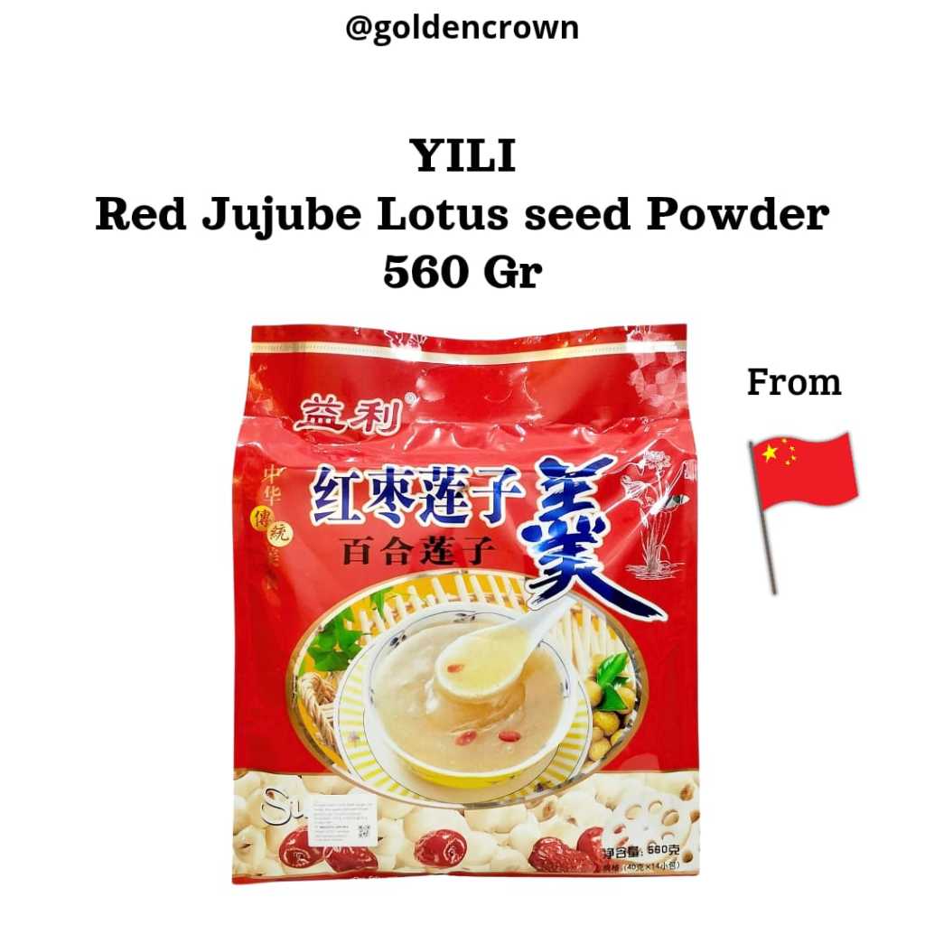 

YILI Red Jujube Lotus seed Powder / Minuman Serbuk Kurma Merah dengan Akar Teratai 560g