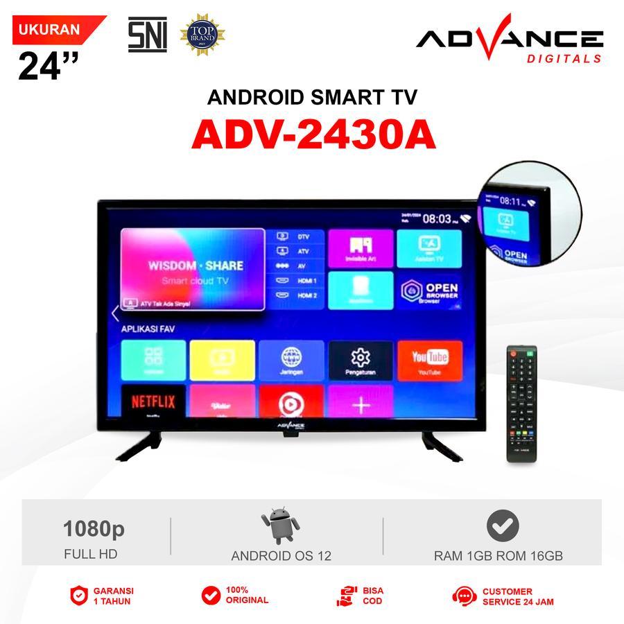 LED ADVANCE ANDROID TV 24 INCH DIGITAL ADV 2430 A