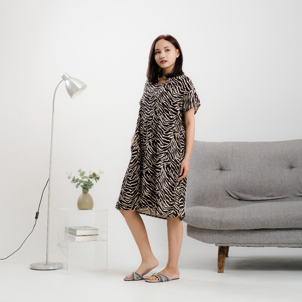 MELS THE LABEL | AYANA DRESS | DASTER ZIPPER BUSUI FRIENDLY