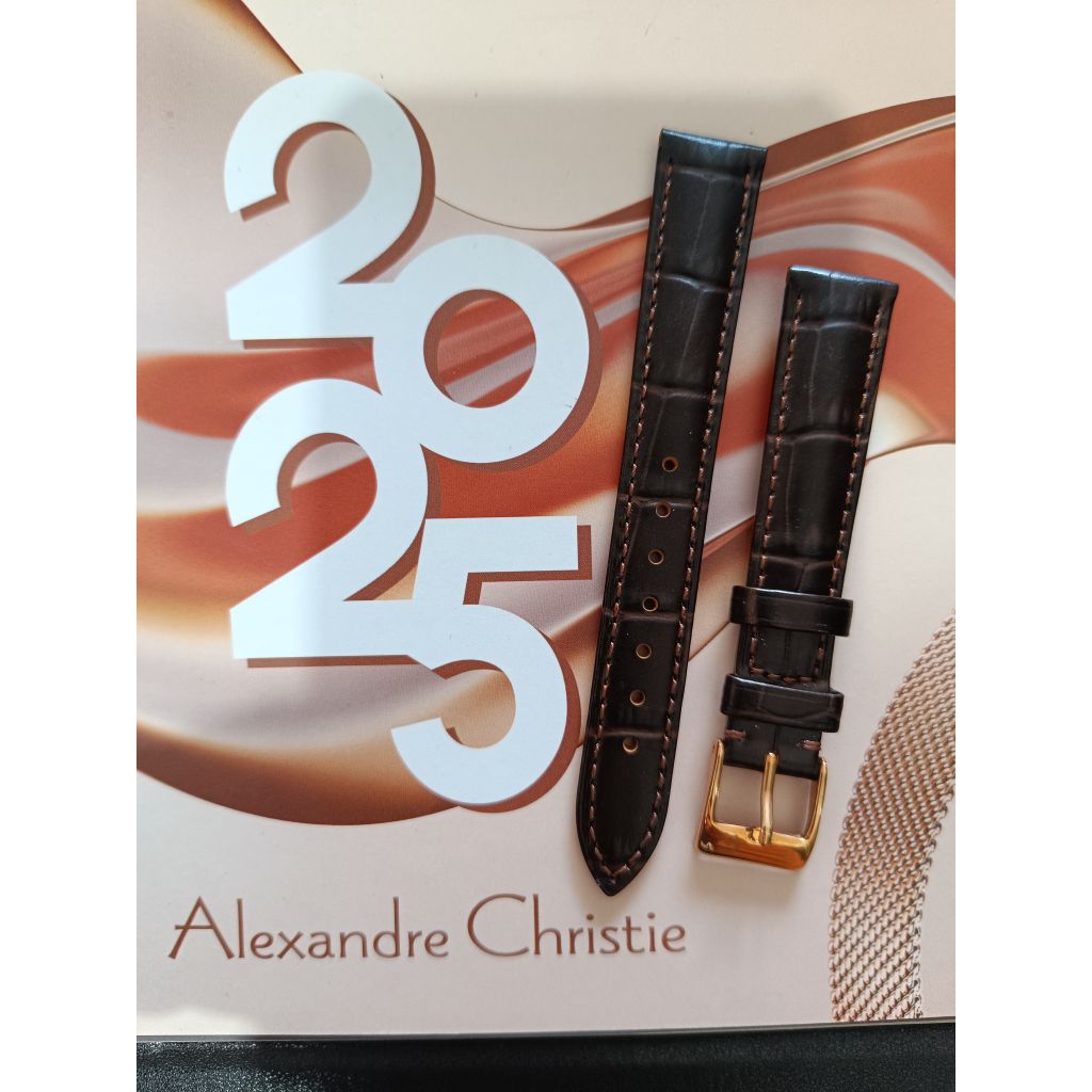 STRAP ORIGINAL ALEXANDRE CHRISTIE COKLAT TUA