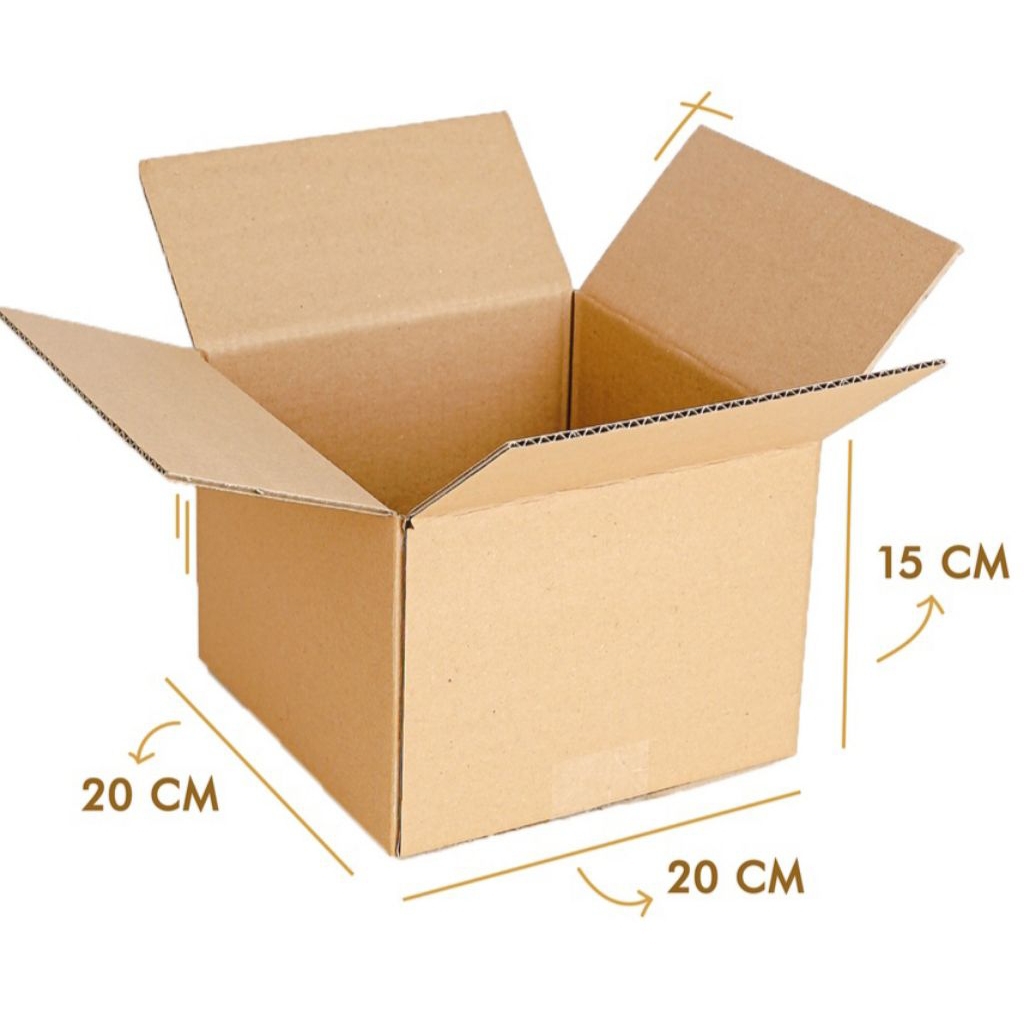 

Kardus Box Polos Baru 20x20x15