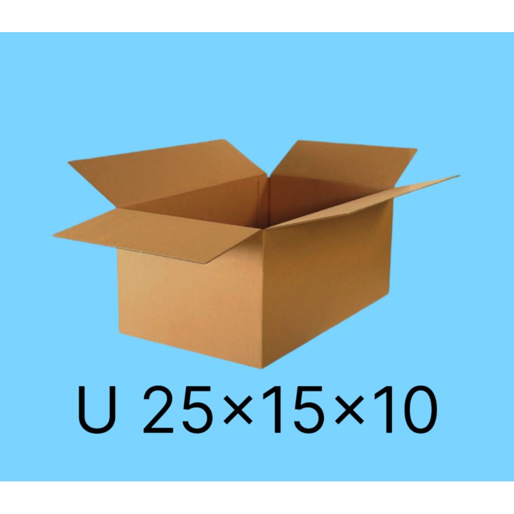 

Kardus Box Packing Polos Baru 25x15x10