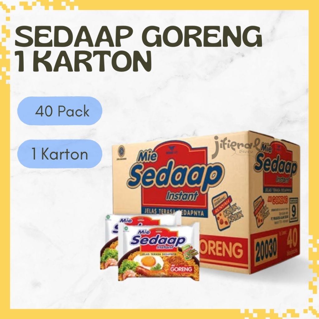 

Techaddict Store Seedap Goreng Mie 1 Karton Dus Isi 40Pcs