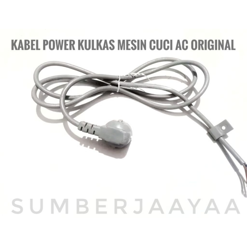 KABEL POWER AC MESIN CUCI KULKAS ORIGINAL SUCOFINDO OUTPUT 3