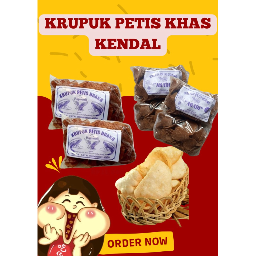 

KERUPUK PETIS UDANG 250 GRAM OLEH OLEH KHAS KENDAL TERLARIS | KRUPUK MENTAH SIAP GORENG