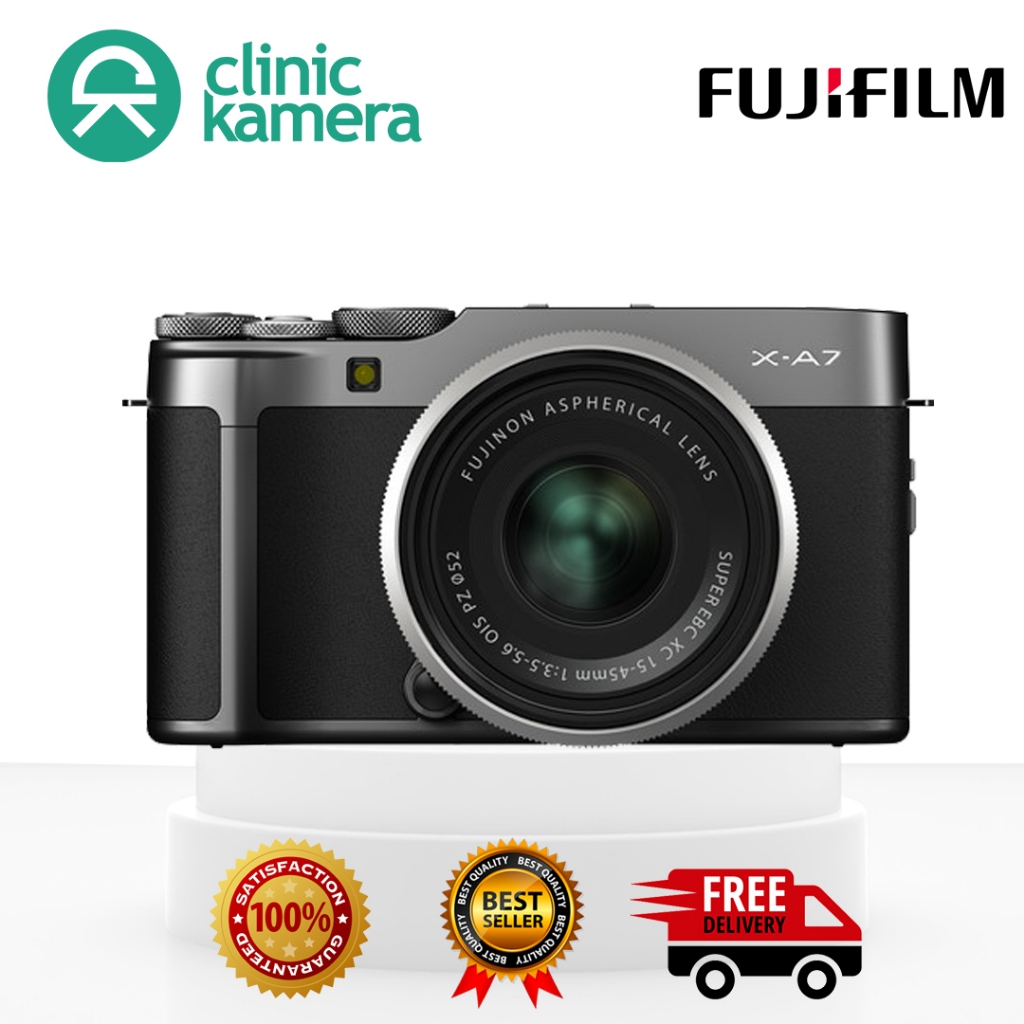 Fujifilm X-A7 kit 15-45mm OIS / Kamera Fujifilm X-A7 Body Only / Kamera Mirrorless Fujifilm X-A7