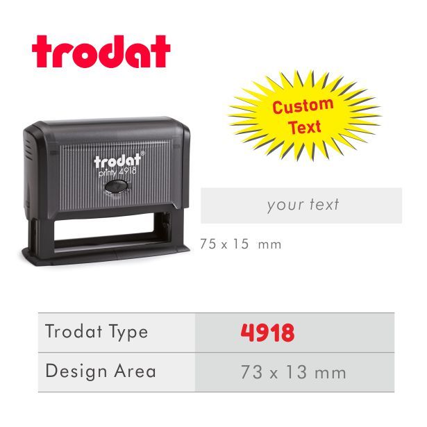 

Stempel Otomatis Printy 4918 / Custom Design