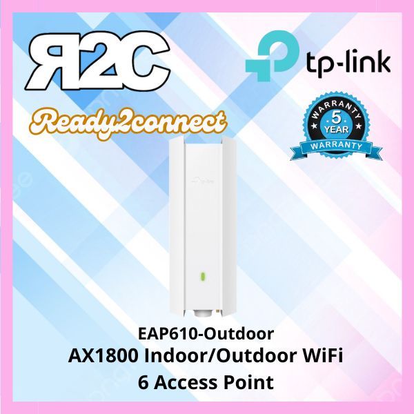 Tp-Link EAP610 Outdoor AX1800 Indoor/Outdoor WiFi 6 Access Point