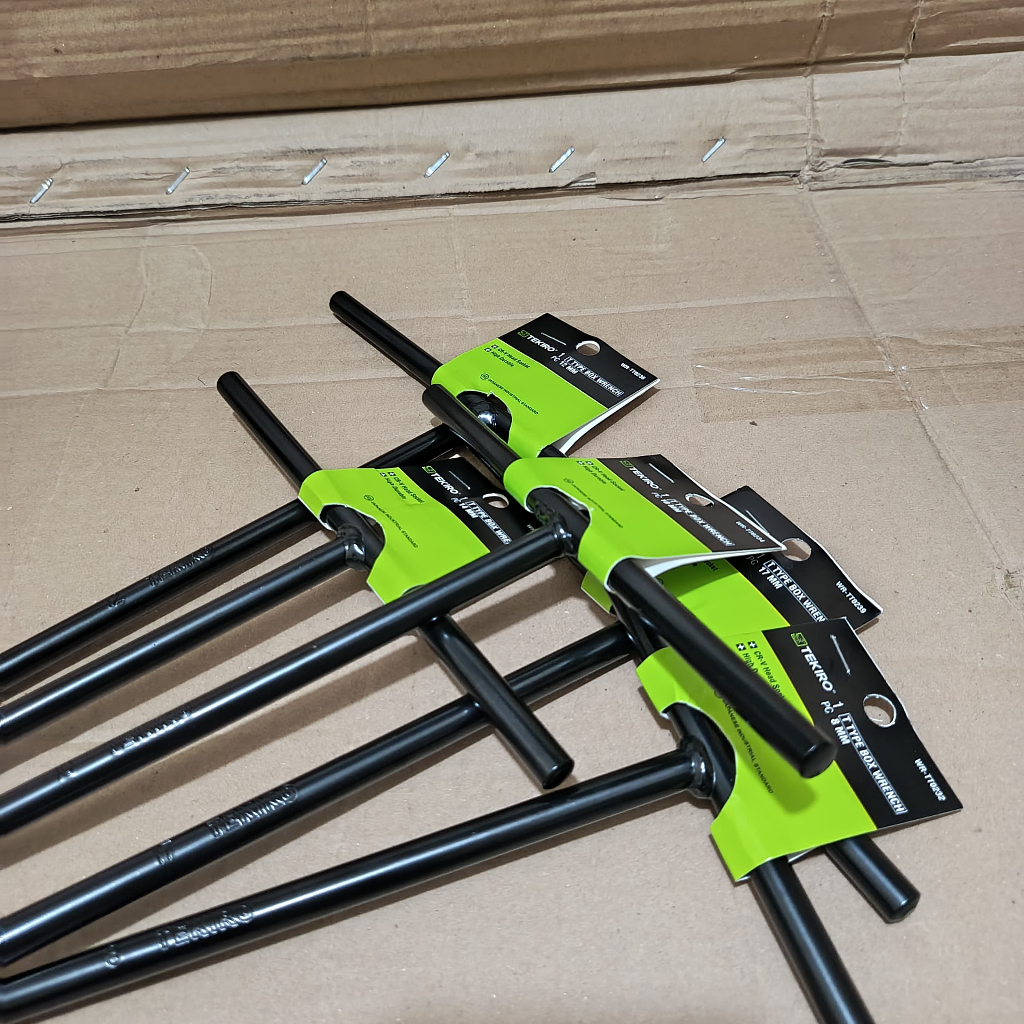 Tekiro kunci T set lengkap 5 pcs 8 10 12 14 17mm satuan / Kunci T tekiro panjang