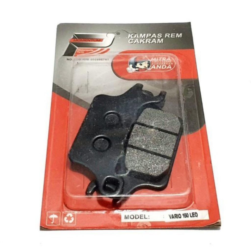 DISCPAD kampas rem depan momentum VARIO 150 LED