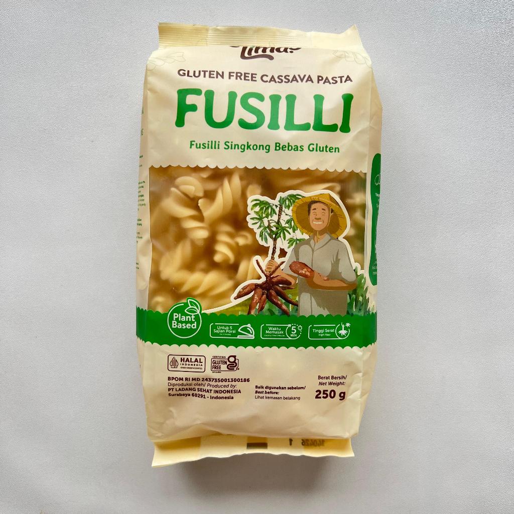 

LADANG LIMA Pasta Fusilli 250gr - GLUTEN FREE & NO MSG