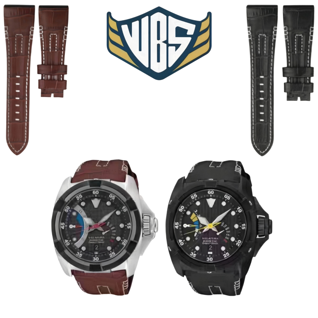 Tali Jam Tangan 26mm Replacement Leather Strap Compatible Seiko Velatura 9030.26