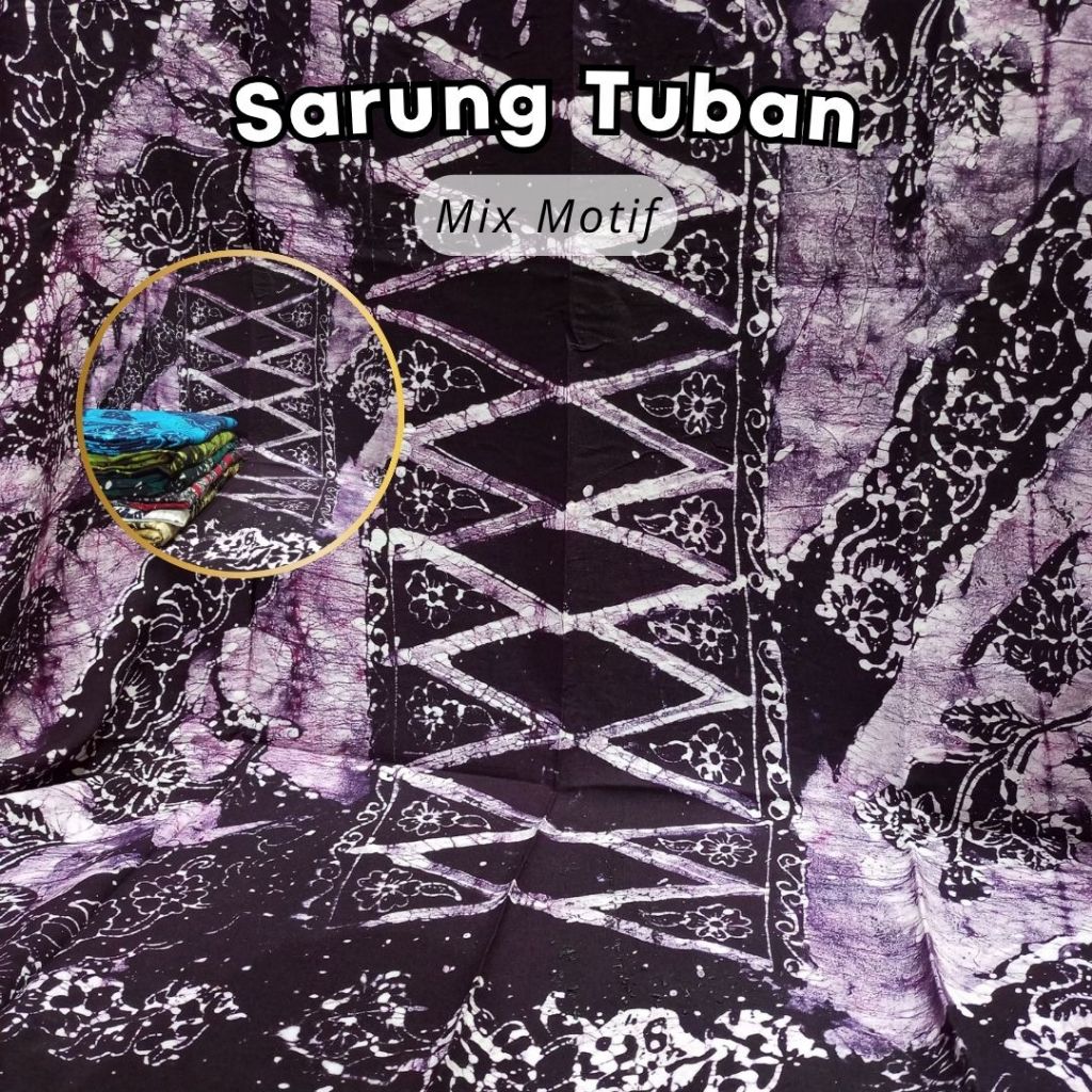 Cuci Gudang  Sarung Batik Wanita Tuban Asli Belum Jahit Khas Madura Sarung Madura Laris