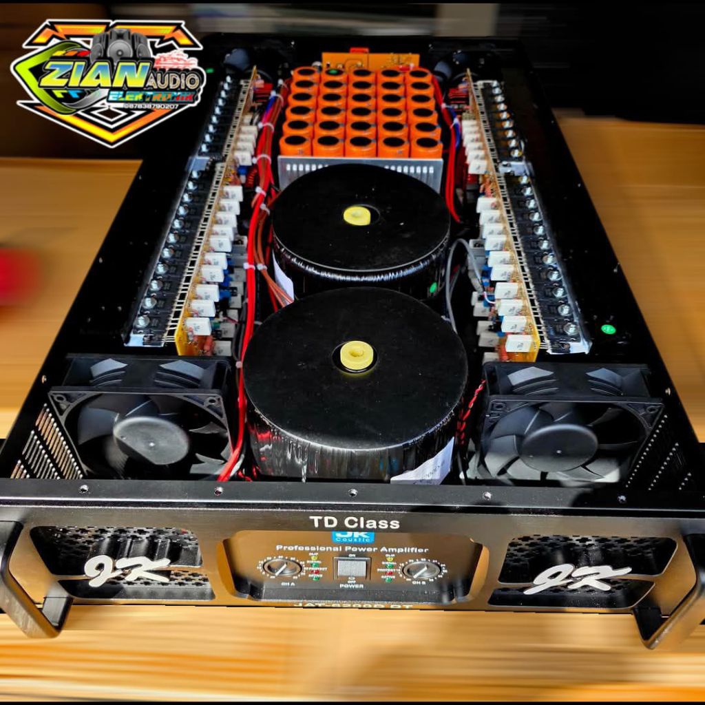 Power Amplifier Jk Coustic JAT 6200D DT class TD Original 2x6200watt