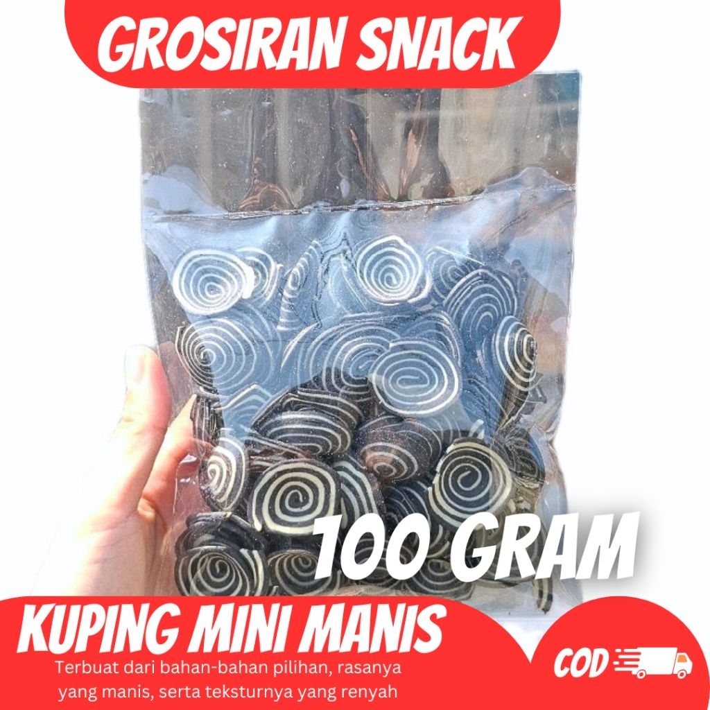 

100 GRAM Kuping Mini Manis