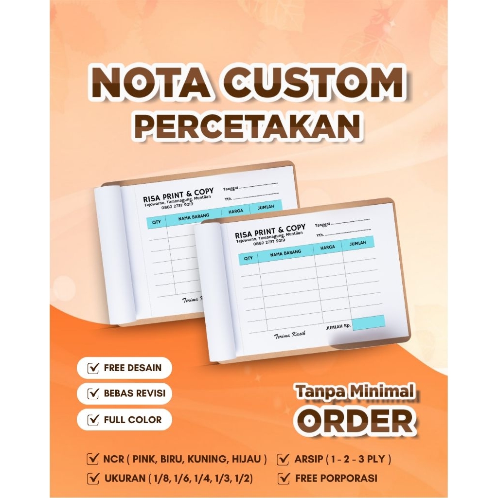 

NOTA PERCETAKAN | NOTA FOTOKOPIAN | NOTA SLEMAN | NOTA JOGJA | NOTA ECERAN | NOTA SATUAN | NOTA CUSTOM | CUSTOM NOTA | NOTA OFFSITE | NOTA DIGITAL PRINTING | NOTA PRINTING | NOTA FOTOCOPYAN