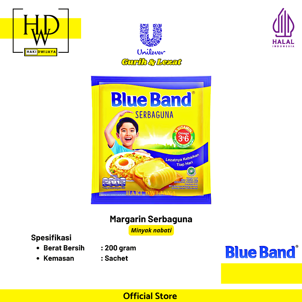 

[200gr] Blue Band Mentega / Margarin Serba Guna