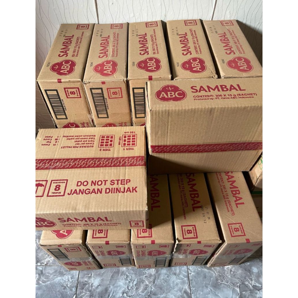 

ABC SAMBAL EKSTRA PEDAS | SACHET | 300 X 15 GRM | KARTONAN
