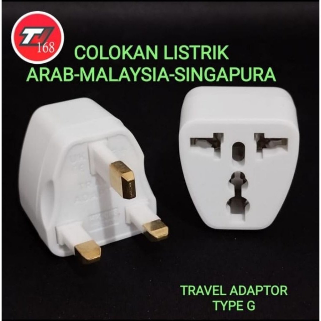 Colokan Listrik Arab Saudi Singapura Malaysia Hong Kong Kaki 3