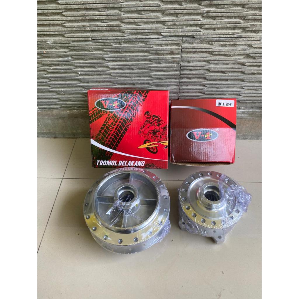 Tromol MX King 150 Chrome Depan Belakang Trombol V1 PNP Yamaha MX King