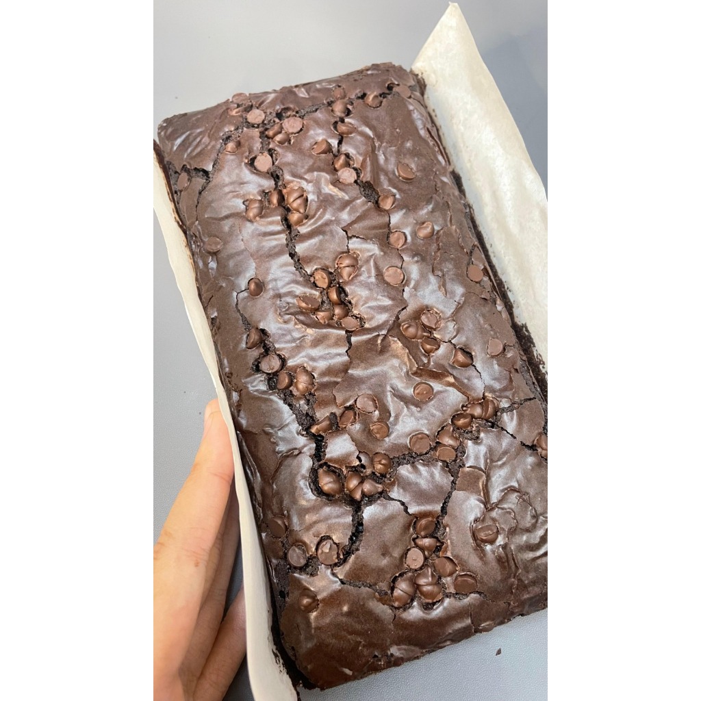 

D4 Fudgy Brownies / Brownies Panggang Original 20 x 10 cm