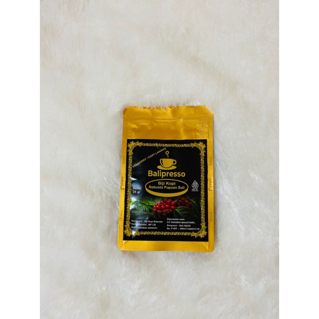 

Mini Pack Biji Kopi Lanang Robusta Pupuan Bali 25Gr