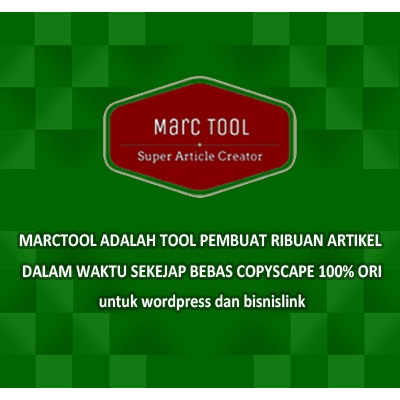 SOFTWARE MARCTOOL - TOOL PEMBUAT RIBUAN ARTIKEL - 1 TAHUN LISENSI