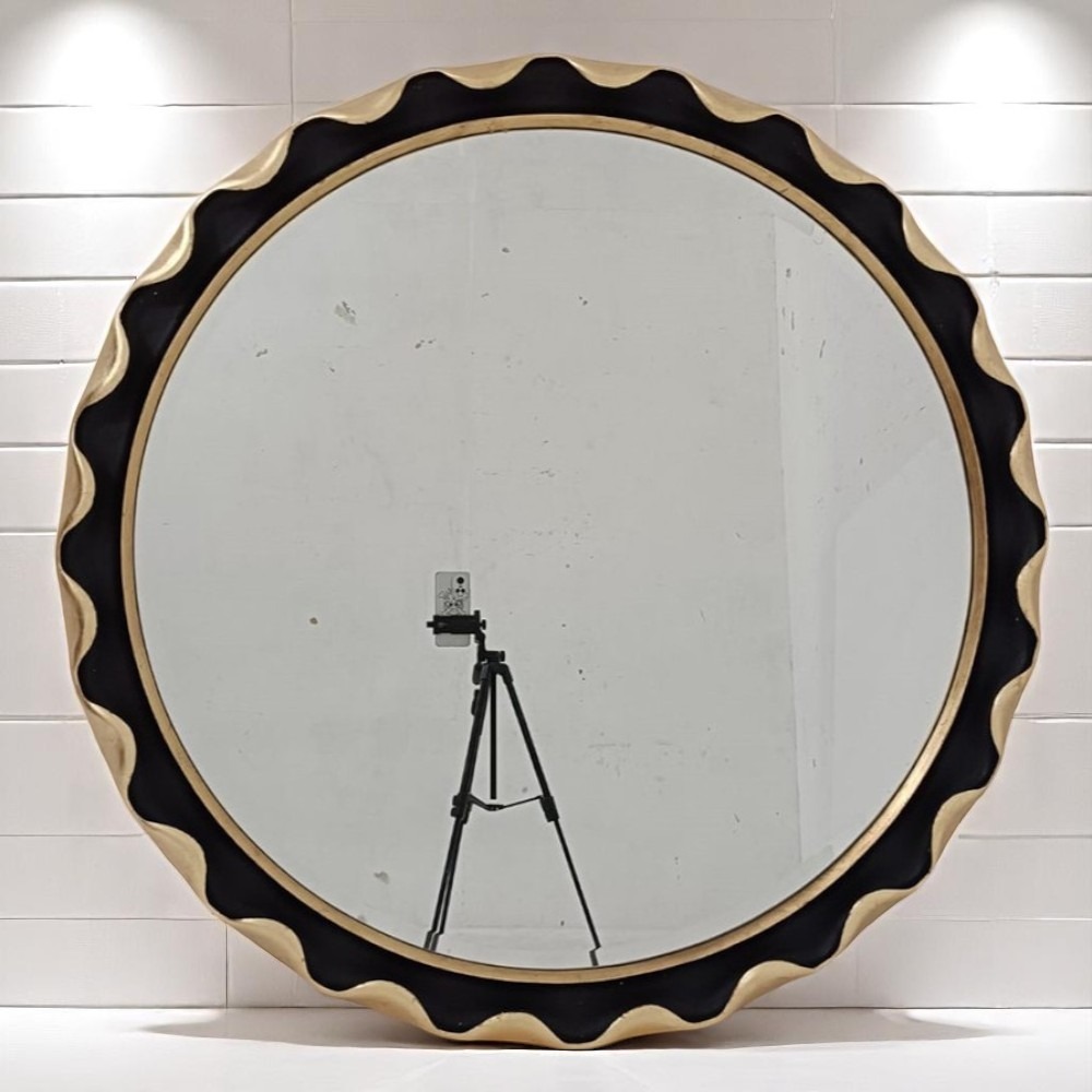 Cermin Hias Bulat Untuk Dekorasi Dinding Ruang Tamu Cermin Gantung Dekorasi