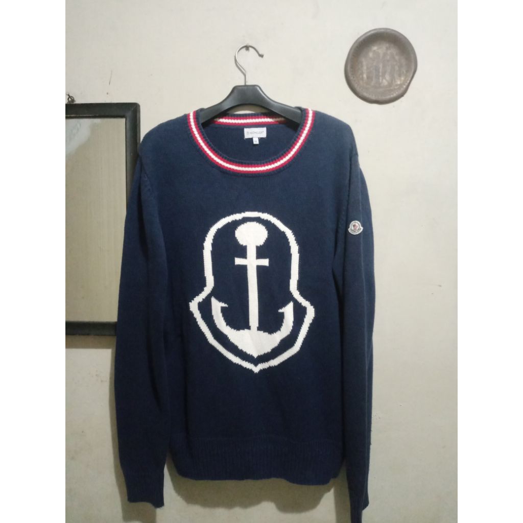 Knitwear Moncler big logo