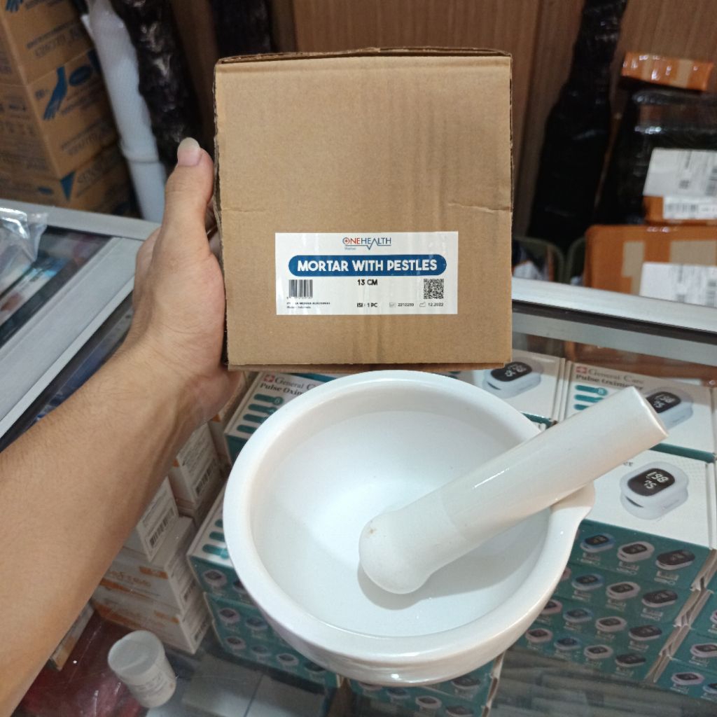 Mortal Penggerus Obat 13cm / Lumpang Penumbuk Obat 13cm