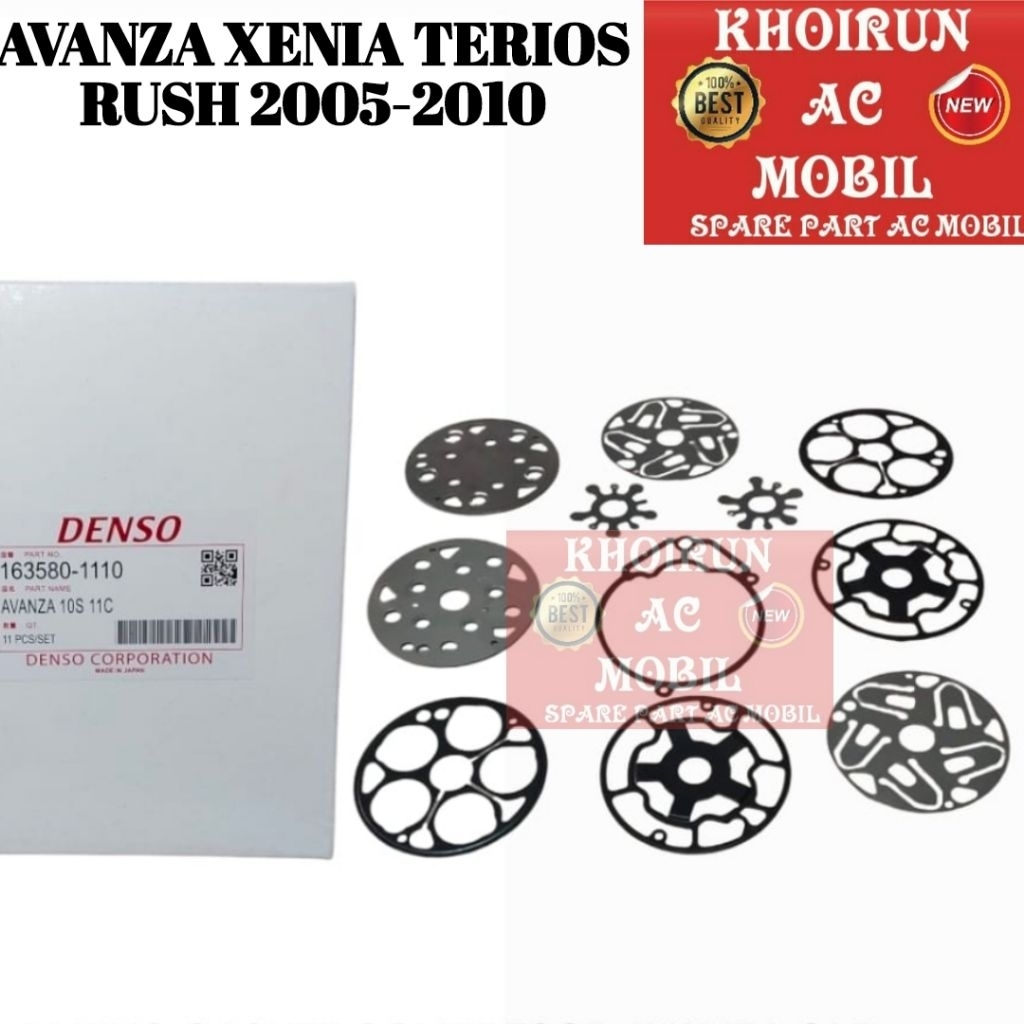 Klep Packing Set Compresor Kompresor Ac Mobil Avanza Xenia Rush terios - 2005/2010 DENSO